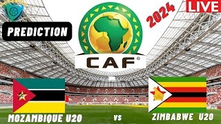 Mozambique vs Zimbabwe Live Stream COSAFA U20 Africa Nations Cup 2025 Qualifiers Commentary Score [upl. by Lewse]