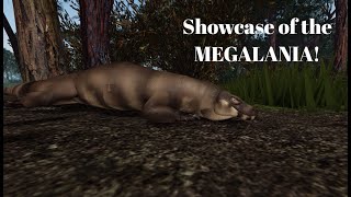 Showcase of the MEGALANIA  Cenozoic Survival  Roblox [upl. by Mccandless]