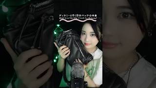 【ASMR】ディズニーに行く日のバッグの中身🧚‍♂️💚 [upl. by Anaugal]