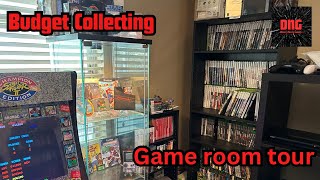 Game Room and Collection Tour  Built on a Budget [upl. by Paucker113]