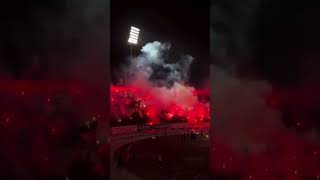 Wydad Casablanca pyro show vs Ittihad Tanger on 0911 [upl. by Kalasky]