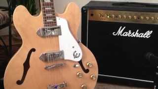 Epiphone Casino Hollowbody Guitar Demo [upl. by Athalee417]