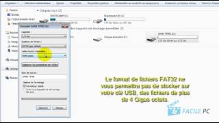 Formater sa cle usb [upl. by Anaed804]