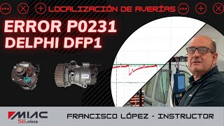 🆘¿CÓMO SOLUCIONAMOS una avería P0231🆘 Reguladora de caudal Delphi DFP1 [upl. by Cornwell117]