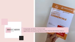 Recensione compendio diritto commerciale quotnel diritto editorequot [upl. by Candace86]