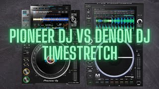 Pioneer DJ CDJ 3000 vs Denon DJ SC6000  Time stretch test Which one Sounds Better [upl. by Issim]