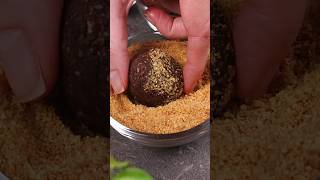 The 5Minute Chocolate Rum Balls Recipe🍪🍫😋 [upl. by Brahear]