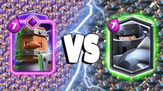 ROYAL RECRUITS EVOLUTION Vs MEGA KNIGHT  Clash Royale Battle [upl. by Tomas]