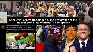 After Day 1 of Live Declaration of the Restoration of the Independent State of Biafra This Happened [upl. by Kalmick]