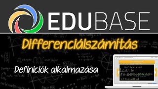 D2 Differenciálszámítás definíciók alkalmazása [upl. by Droflim]