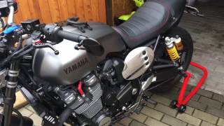 Yamaha XJR 1300 Akrapovic cold start [upl. by Ydnas]