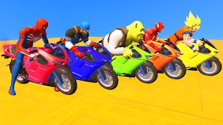 GTA 5 EPIC RAGDOLL SHOW SPIDERMAN VS COLOR MINION FALLS amp FAILS LIVE GTA V gta shortsfeed [upl. by Gerson]