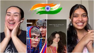 Indian Reaction on Pathan Girls Tik Tok Videos [upl. by Eastlake]