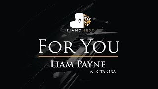 Liam Payne amp Rita Ora  For You  Piano Karaoke  Sing Along  Cover with Lyrics [upl. by Acinat519]