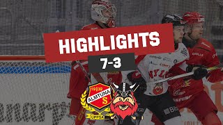 Highlights Almtuna  Nybro Vikings 73 [upl. by Ennylhsa]