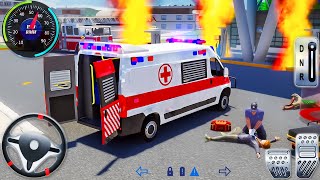 Ambulance Van Emergency Driving 2024  911 Helicopter Rescue Flight Simulator  Android GamePlay 3 [upl. by O'Connell]