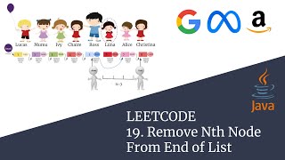 Remove Nth Node From End of List  LeetCode 19 [upl. by Aihsekel]