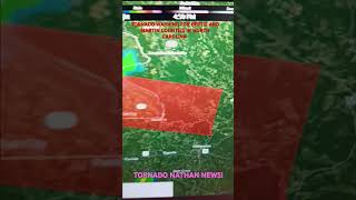 93024 TORNADO WARNINGS IN NORTH CAROLINA FOR BERTIE AND MARTIN COUNTY [upl. by Ahsayn]