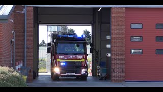 Suffolk Fire amp Rescue Service Ipswich East WrL73reg Volvo FL Turnout June 2024 [upl. by Seuqramed]