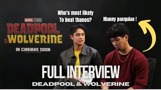 Cong tv amp Donny 1 On 1 Full Interview with Deadpool amp wolverine  marvel studios [upl. by Amory]