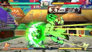 FighterZ  SBroly now has midscreen loops Patch 138 [upl. by Nelav]