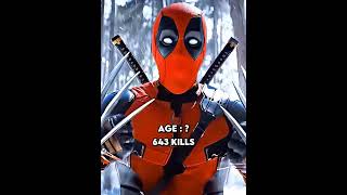 Deadpool kill count 💀 shorts [upl. by Buzz]