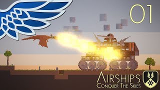 AIRSHIPS  Skyship Battle Part 1  Airships Conquer The Skies Lets Play Gameplay [upl. by Marlowe733]