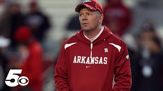 Bobby Petrino back as Razorback coach eleven years after motorcycle crash ESPN reports [upl. by Pedaias]