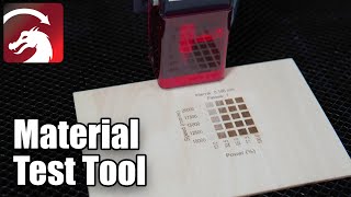 Dial in Your Laser Settings With LightBurn’s Material Test [upl. by Clapper]