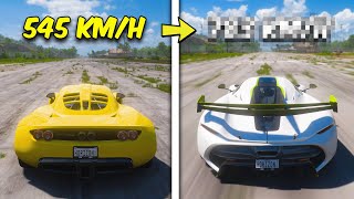 Top 10 FASTEST Cars in Forza Horizon 5 [upl. by Pascia933]