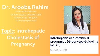 Intrahepatic Cholestasis of Pregnancy [upl. by Jezebel]