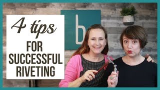 Tips for Riveting Metal Jewelry  From Beaducation Live Episode 33 [upl. by Presber]