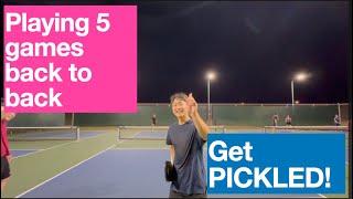 NonStop Doubles Action 5 Games in a Row  Austin Residential Courts [upl. by Dlorag]