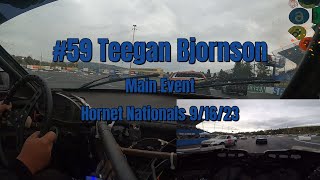 59 Teegan Bjornson 92323 Evergreen Speedway Interstate Battery Hornet Nationals [upl. by Cuthbertson]