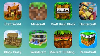 Craft World Minecraft Craft Build Block Huntercraft Block Crazy Worldcraft Mecraft RealmCraft [upl. by Nahgem]