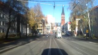 Mitfahrt Straßenbahn FrankfurtOder Linie 3 EuropaUniversität  Kopernikusstraße [upl. by Langley860]