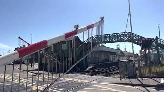 LANCING STATION LEVEL CROSSING IN WEST SUSSEX [upl. by Karie980]