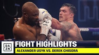 HIGHLIGHTS  Alexander Usyk vs Derek Chisora [upl. by Alleuqahs]