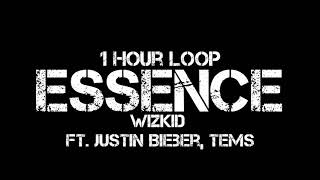 WizKid  Essence 1 Hour Loop Ft Justin Bieber Tems [upl. by Wentworth]