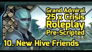 Stellaris Necroids 死 Necrophage Origin 死 Grand Admiral Gameplay Roleplay 死 Max 25 x Crisis Part 10 [upl. by Lashonde891]