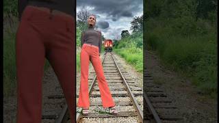 Funny train vs sand sculpture special effects on the train driver half new magical train vfx yt [upl. by Ybur]