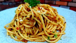 Spaghetti Aglio Olio  Very Easy Aglio Olio Recipe  Chef Tamang Recipes [upl. by Margreta]