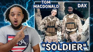 This was Incredible  Dax  quotSoldierquot Feat Tom MacDonald Official Video  Reaction [upl. by Jennine627]