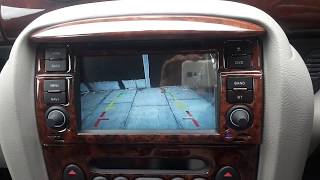 Rover 75 MG ZT DOUBLE DIN HEADUNIT REVERSE CAMERA INSTALLATION DEMO [upl. by Enilorak]