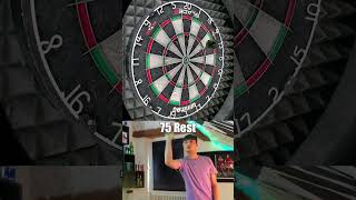 100 rest go for Bull Bull😂 darts checkout funny [upl. by Rigdon]