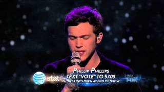 Phillip Phillips Weve Got Tonight  Top 3  American Idol Season 11 [upl. by Ira135]