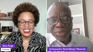 African Ancestry Live with Ambassador Nöel Messone The Republic of Gabon [upl. by Aropizt]