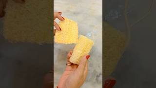 Natural Loofah  Homemade loofah from Sponge Gourd Turai diy homemade shorts craft youtube [upl. by Ellehcim]