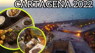 O QUE FAZER EM CARTAGENA  Café del mar e restaurantes [upl. by Tol]