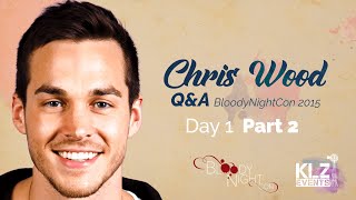 😳 SO THAT WAS TRUE  CHRIS WOOD KAI PARKER  VAMPIRE DIARIES QampA PART 2 [upl. by Idnek]